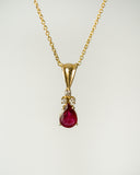 Vintage Ruby Pendant